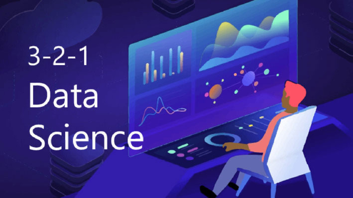 3-2-1 Data Science logo