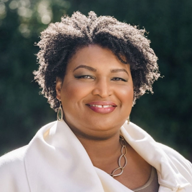 Headshot photo of Stacey Abrams